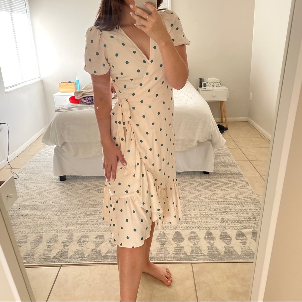 MIDI wrap dress